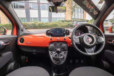 SPOTICAR Fiat 500 1.0 Mhev Top Euro 6 (s/s) 3dr Used Car - City Car Petrol Orange - Nuneaton - 1200633723_3