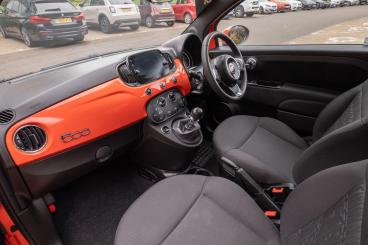 SPOTICAR Fiat 500 1.0 Mhev Top Euro 6 (s/s) 3dr Used Car - City Car Petrol Orange - Nuneaton - 1200633723_4