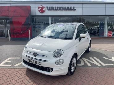 SPOTICAR Fiat 500 1.0 Mhev Lounge Euro 6 (s/s) 3dr Used Car - City Car Petrol White - Melton Mowbray - 1200634297_1