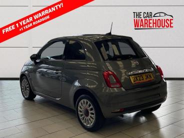 SPOTICAR Fiat 500 1.0 Mhev Red Euro 6 (s/s) 3dr Used Car - City Car Petrol Grey - Bridgend - 1200636080_2