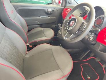 SPOTICAR Fiat 500 1.0 Mhev Red Euro 6 (s/s) 3dr Used Car - City Car Petrol Grey - Bridgend - 1200636080_3