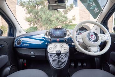 SPOTICAR Fiat 500 1.0 Mhev Euro 6 (s/s) 3dr Used Car - City Car Petrol Blue - Nuneaton - 1200643760_3