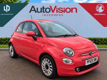 SPOTICAR Fiat 500 1.2 Lounge Euro 6 (s/s) 3dr Used Car - City Car Petrol Orange - Inverness - 1200643929_1