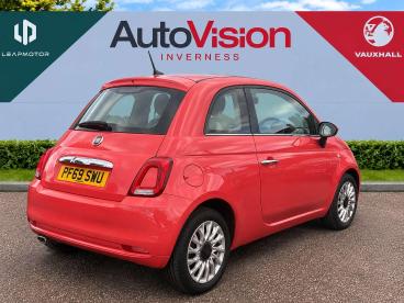 SPOTICAR Fiat 500 1.2 Lounge Euro 6 (s/s) 3dr Used Car - City Car Petrol Orange - Inverness - 1200643929_2