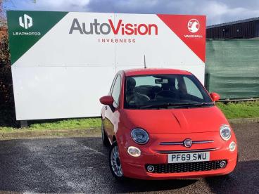 SPOTICAR Fiat 500 1.2 Lounge Euro 6 (s/s) 3dr Used Car - City Car Petrol Orange - Inverness - 1200643929_4
