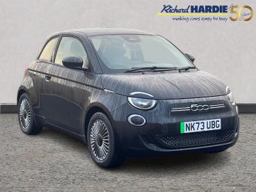 SPOTICAR Fiat 500 E 42kwh Icon Auto 3dr Used Car - City Car Electric Black - Wallsend - 1200519001_1