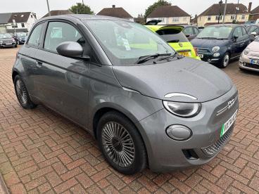 SPOTICAR Fiat 500 E 42kwh Icon Auto 3dr Used Car - City Car Electric Grey - Slough - 1200536652_1