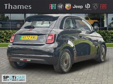SPOTICAR Fiat 500 E 42kwh Red Auto 3dr Used Car - City Car Electric Black - Slough - 1200552330_3