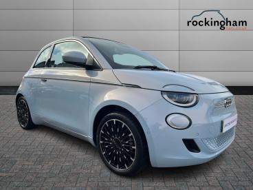 SPOTICAR Fiat 500 E 42kwh La Prima Auto 2dr Used Car - City Car Electric Blue - Corby - 1200556643_1