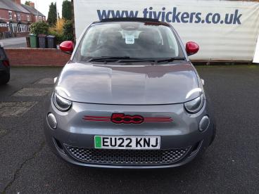 SPOTICAR Fiat 500 E 42kwh Red Auto 2dr Used Car - City Car Electric Grey - Telford - 1200561336_4