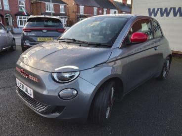SPOTICAR Fiat 500 E 42kwh Red Auto 3dr Used Car - City Car Electric Grey - Telford - 1200561337_5