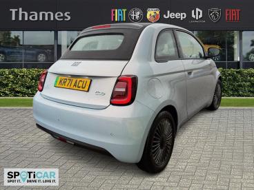 SPOTICAR Fiat 500 E 42kwh Icon Auto 2dr Used Car - City Car Electric Blue - Slough - 1200568727_3