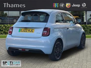 SPOTICAR Fiat 500 E 42kwh La Prima Auto 3dr Used Car - City Car Electric Blue - Tunbridge Wells - 1200581078_3
