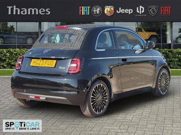 SPOTICAR Fiat 500 E 42kwh La Prima Auto 2dr Used Car - City Car Electric Black - Slough - 1200581442_3