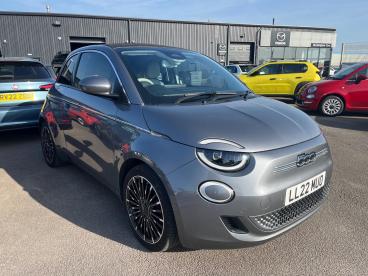 SPOTICAR Fiat 500 E 42kwh La Prima Auto 2dr Used Car - City Car Electric Grey - Corby - 1200594819_1