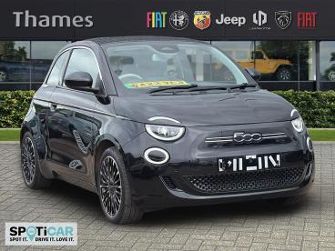 SPOTICAR Fiat 500 E 42kwh La Prima Auto 2dr Used Car - City Car Electric Black - Slough - 1200600480_1