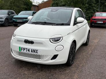 SPOTICAR Fiat 500 E 42kwh La Prima Auto 3dr Used Car - City Car Electric White - Leicester - 1200608388_3
