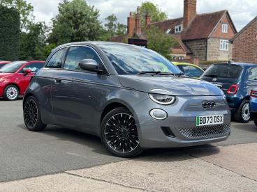 SPOTICAR Fiat 500 E 42kwh La Prima By Bocelli Auto 3dr Used Car - City Car Electric Grey - Warwick - 1200609435_1