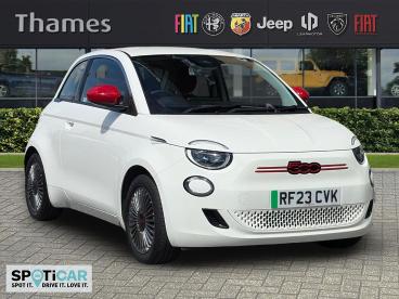 SPOTICAR Fiat 500 E 42kwh Red Auto 3dr Used Car - City Car Electric White - Slough - 1200609471_1