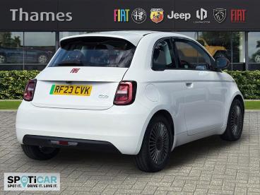 SPOTICAR Fiat 500 E 42kwh Red Auto 3dr Used Car - City Car Electric White - Slough - 1200609471_3