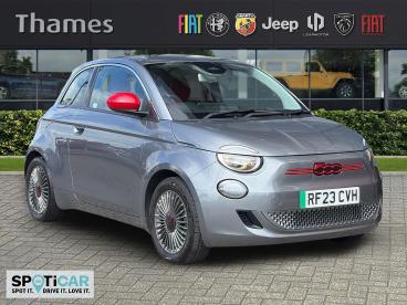 SPOTICAR Fiat 500 E 42kwh Red Auto 3dr Used Car - City Car Electric Grey - Slough - 1200609473_1