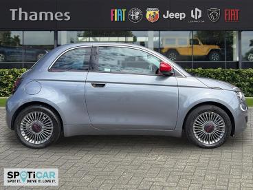 SPOTICAR Fiat 500 E 42kwh Red Auto 3dr Used Car - City Car Electric Grey - Slough - 1200609473_2