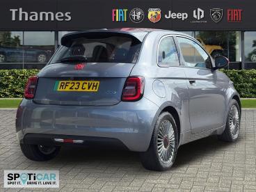 SPOTICAR Fiat 500 E 42kwh Red Auto 3dr Used Car - City Car Electric Grey - Slough - 1200609473_3