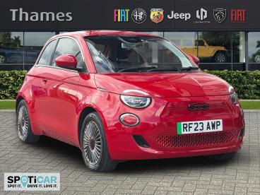 SPOTICAR Fiat 500 E 42kwh Red Auto 3dr Used Car - City Car Electric Red - Slough - 1200609475_1