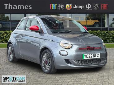 SPOTICAR Fiat 500 E 24kwh Red Auto 3dr Used Car - City Car Electric Grey - Slough - 1200617397_1