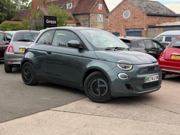 SPOTICAR Fiat 500 E 42kwh Giorgio Armani Auto 3dr Used Car - City Car Electric Green - Warwick - 1200622165_1
