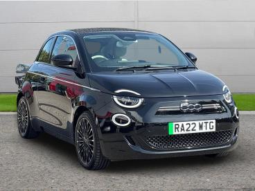 SPOTICAR Fiat 500 E 42kwh La Prima Auto 2dr Used Car - City Car Electric Black - Worksop - 1200622441_1