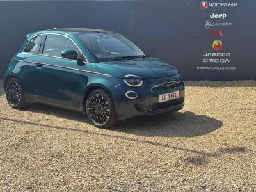 SPOTICAR Fiat 500 E 42kwh La Prima Auto 3dr Used Car - City Car Electric Green - Kings Lynn - 1200623659_1