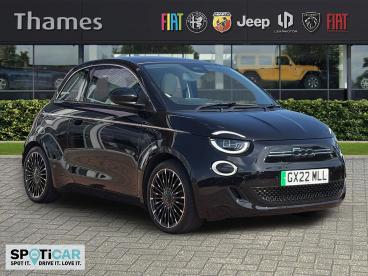 SPOTICAR Fiat 500 E 42kwh La Prima Auto 3dr Used Car - City Car Electric Black - Slough - 1200624979_1