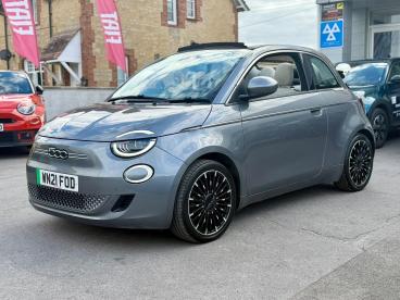 SPOTICAR Fiat 500 E 42kwh La Prima Auto 2dr Used Car - City Car Electric Grey - Chippenham - 1200626638_3