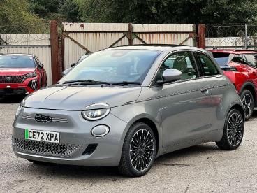 SPOTICAR Fiat 500 E 42kwh La Prima Auto 3dr Used Car - City Car Electric Grey - Pontypridd - 1200638504_3