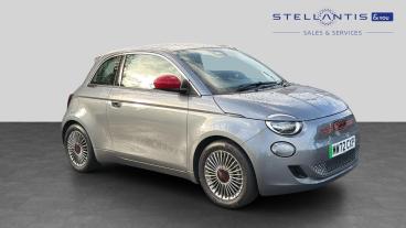 SPOTICAR Fiat 500 E 42kwh Red Auto 3dr Used Car - City Car Electric Grey - Sale - 1200644212_1
