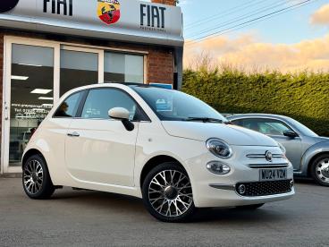 SPOTICAR Fiat 500c 1.0 Mhev Top Euro 6 (s/s) 2dr Used Car - Saloon Petrol White - Warwick - 1200553531_1