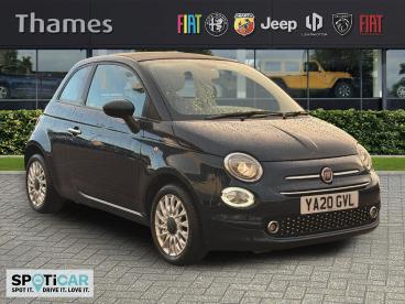 SPOTICAR Fiat 500c 1.2 Lounge Dualogic Euro 6 (s/s) 2dr Used Car - Saloon Petrol Blue - Slough - 1200556377_1