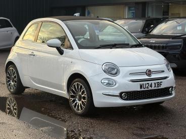 SPOTICAR Fiat 500c 1.0 Mhev Top Euro 6 (s/s) 2dr Used Car - Saloon Petrol White - Leicester - 1200556805_1