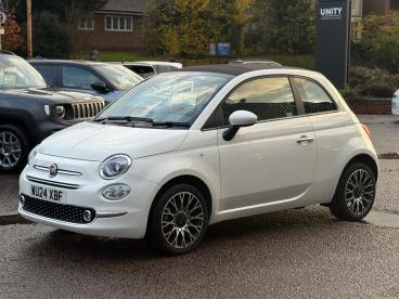 SPOTICAR Fiat 500c 1.0 Mhev Top Euro 6 (s/s) 2dr Used Car - Saloon Petrol White - Leicester - 1200556805_3