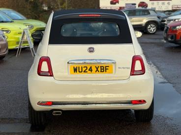 SPOTICAR Fiat 500c 1.0 Mhev Top Euro 6 (s/s) 2dr Used Car - Saloon Petrol White - Leicester - 1200556805_5
