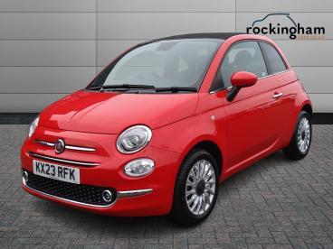 SPOTICAR Fiat 500c 1.0 Mhev Top Euro 6 (s/s) 2dr Used Car - Saloon Petrol Red - Corby - 1200561595_2