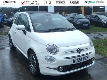 SPOTICAR Fiat 500c 1.0 Mhev Euro 6 (s/s) 2dr Used Car - Saloon Petrol White - Swansea - 1200566459_1