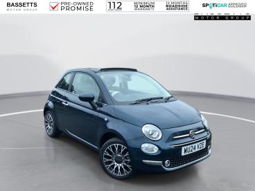 SPOTICAR Fiat 500c 1.0 Mhev Euro 6 (s/s) 2dr Used Car - Saloon Petrol Blue - Swansea - 1200570664_1