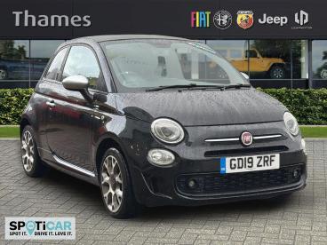SPOTICAR Fiat 500c 1.2 Rock Star Euro 6 (s/s) 2dr Used Car - Saloon Petrol Black - Tunbridge Wells - 1200575552_1