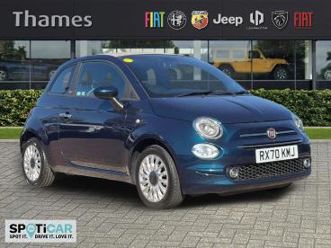 SPOTICAR Fiat 500c 1.2 Lounge Dualogic Euro 6 (s/s) 2dr Used Car - Saloon Petrol Blue - Slough - 1200590986_1
