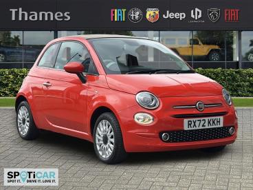 SPOTICAR Fiat 500c 1.0 Mhev Dolcevita Euro 6 (s/s) 2dr Used Car - Saloon Petrol Red - Slough - 1200610330_1