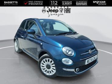 SPOTICAR Fiat 500c 1.0 Mhev Euro 6 (s/s) 2dr Used Car - Saloon Petrol Blue - Swansea - 1200612293_1
