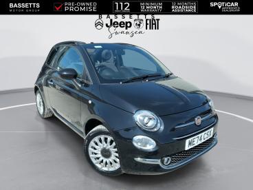 SPOTICAR Fiat 500c 1.0 Mhev Euro 6 (s/s) 2dr Used Car - Saloon Petrol Black - Swansea - 1200612295_1