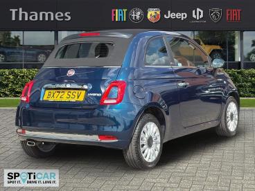SPOTICAR Fiat 500c 1.0 Mhev Dolcevita Euro 6 (s/s) 2dr Used Car - Saloon Petrol Blue - Slough - 1200617390_3